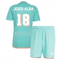 Inter Miami Jordi Alba #18 Tredje Dräkt Barn 2024-25 Kortärmad (+ Korta byxor)